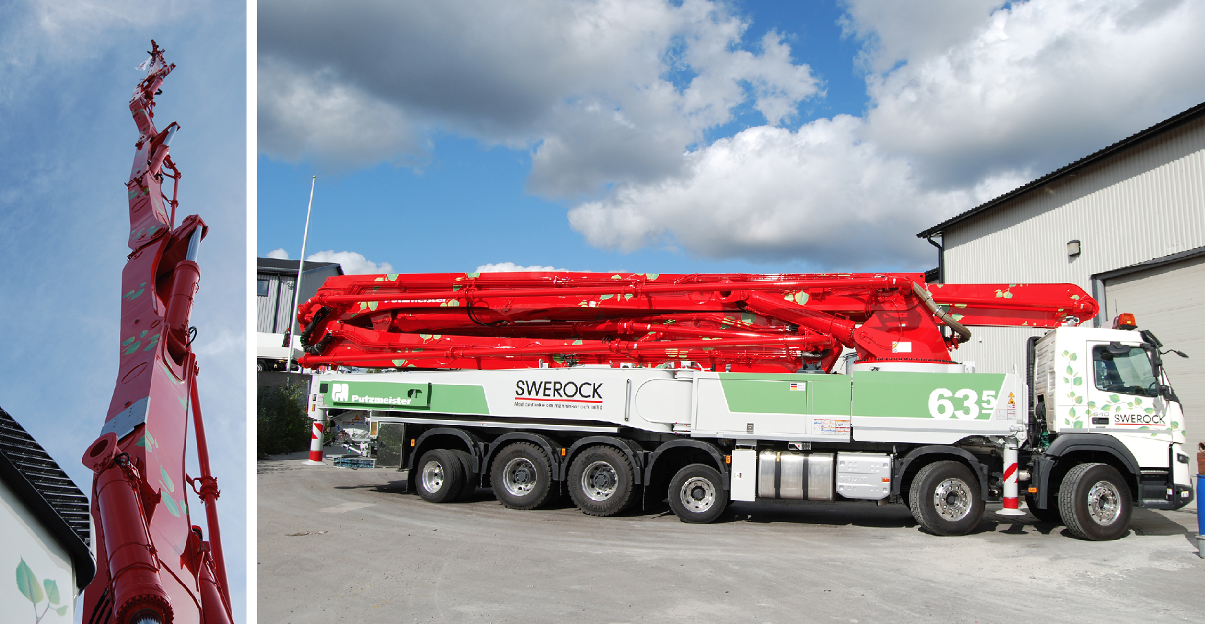 Putzmeister M63 - Sveriges Största
